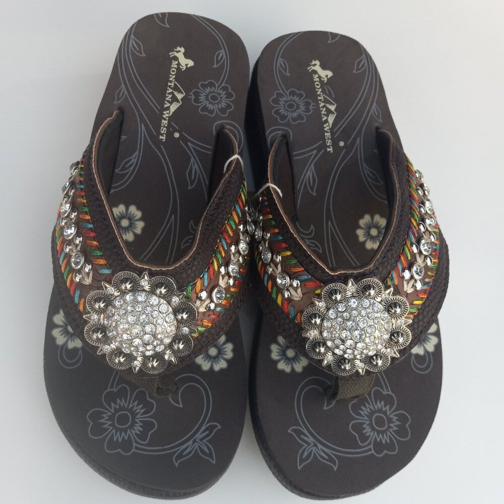 Montana West Aztec Sandal